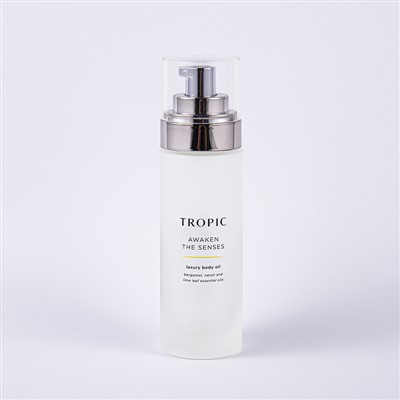 Frosted Glass Lotion Bottle